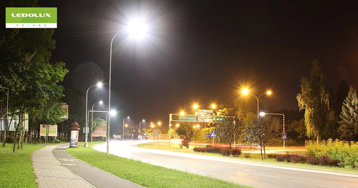 Street LED lighting in Rzeszow